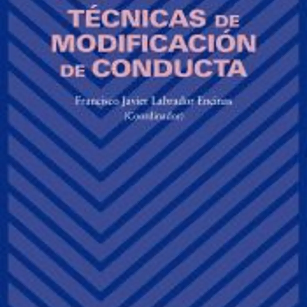 Técnicas de modificación de conducta 1