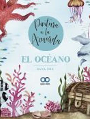El océano. Pintura a la acuarela