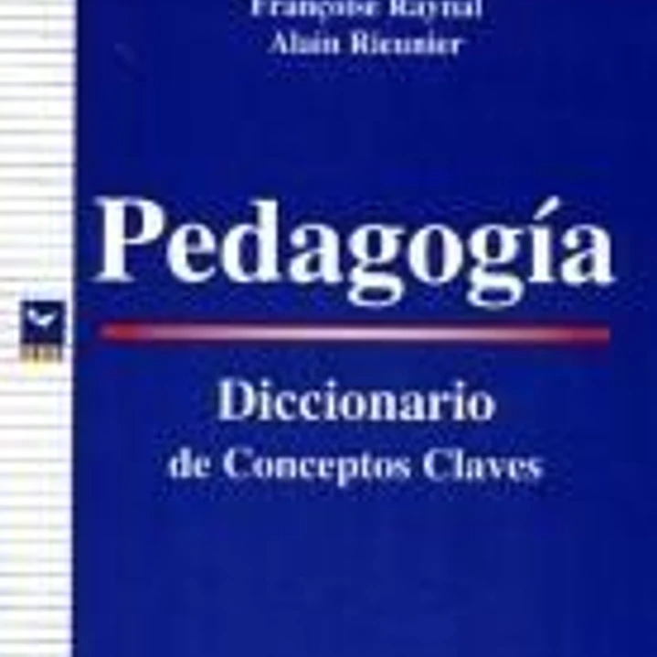Pedagogía : diccionario de conceptos claves 1