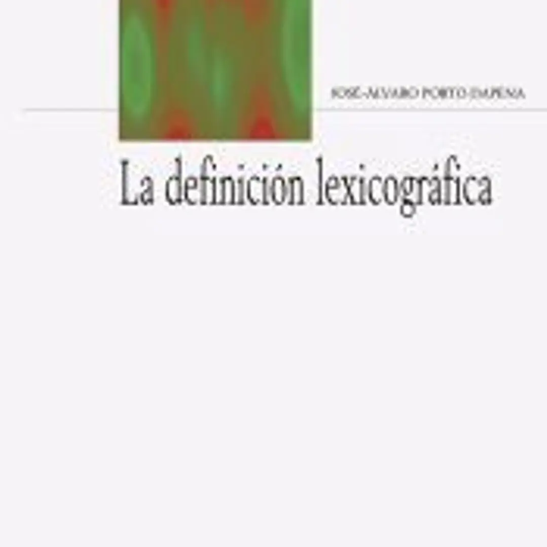 La definición lexicográfica 1