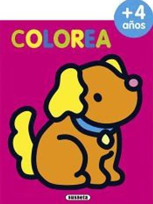 Colorea por edades 4 años