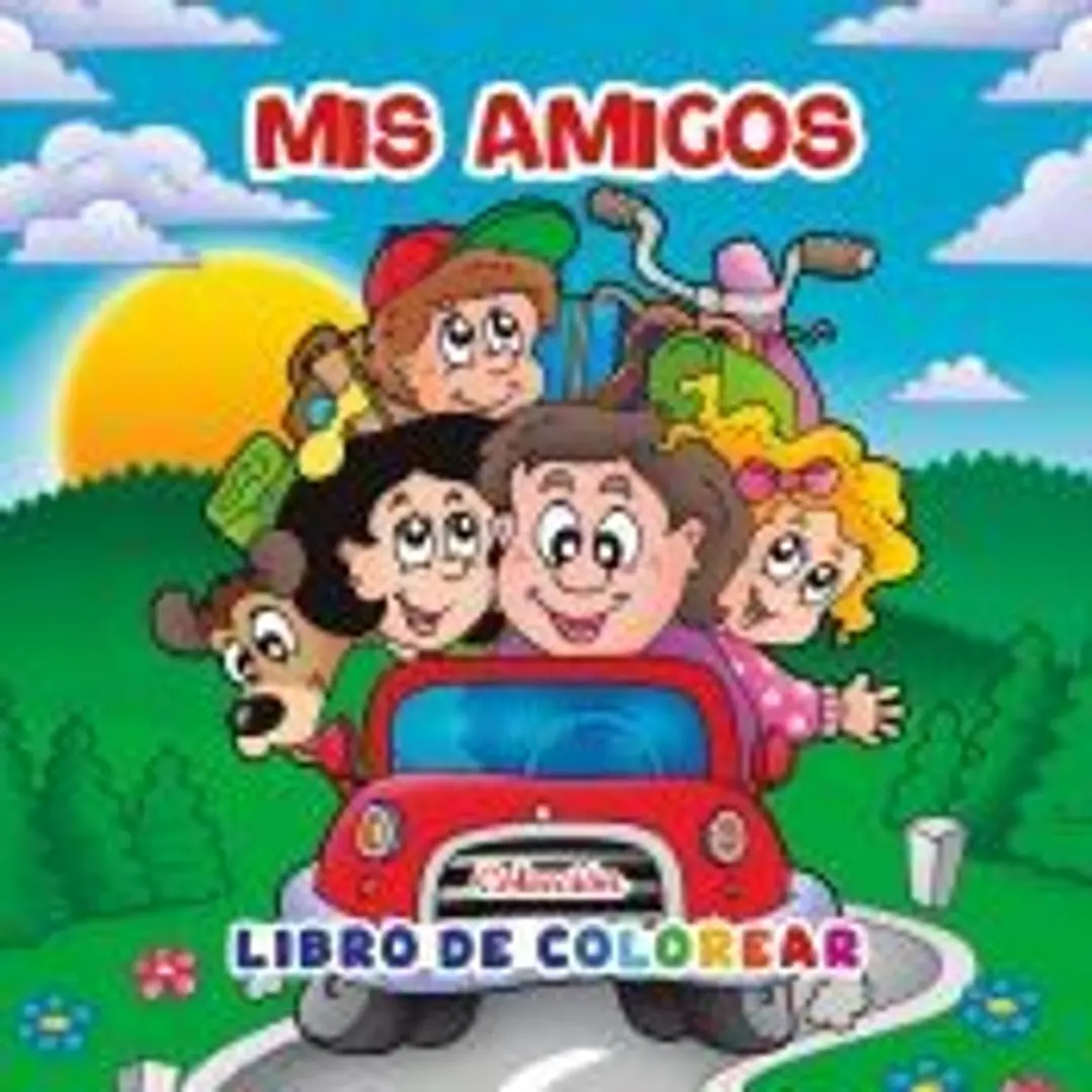 Mis Amigos: Libro de colorear 1