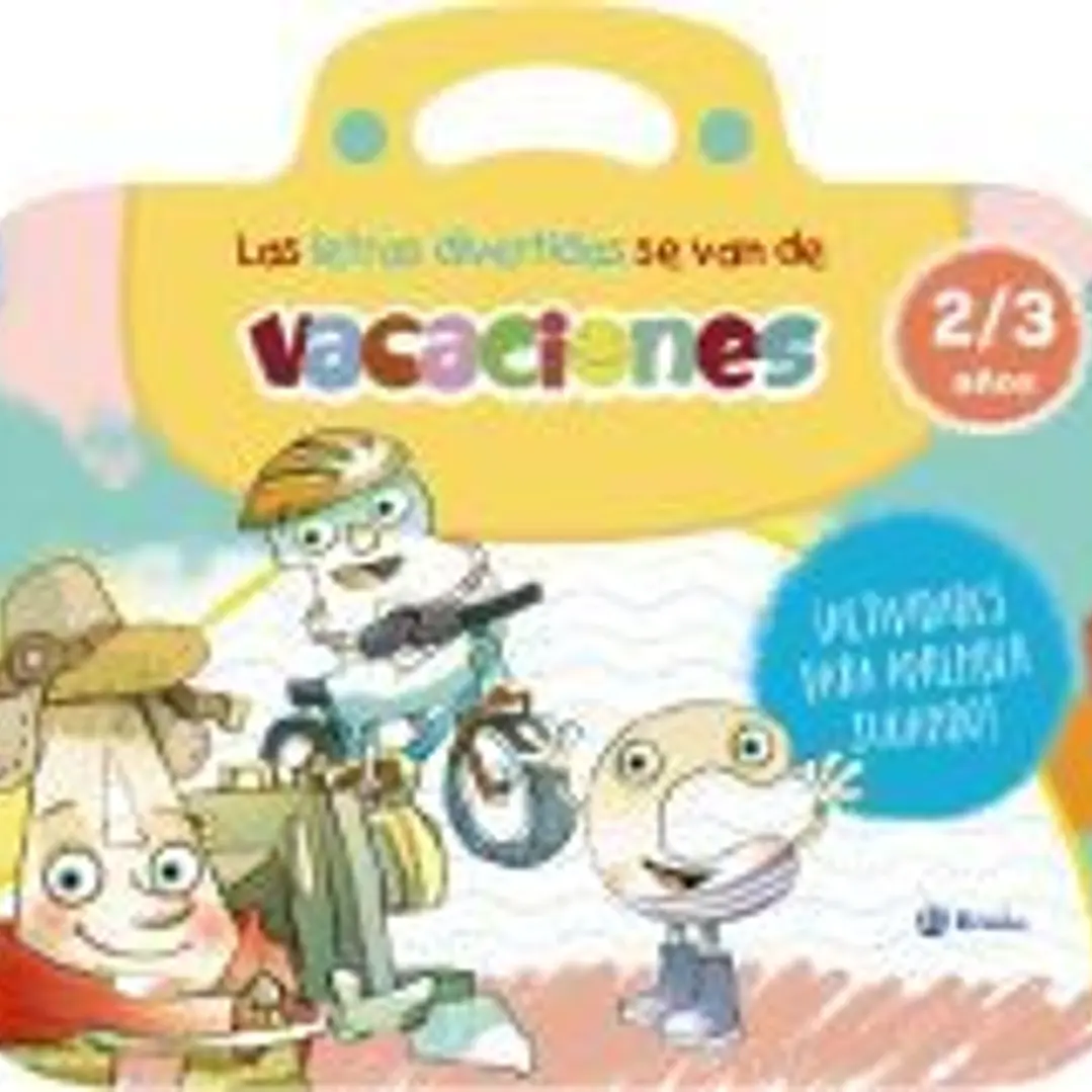 Las letras divertidas se van de vacaciones. 2-3 años 1