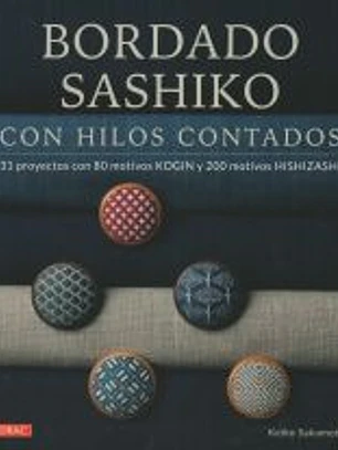Bordado sashiko con hilos contados