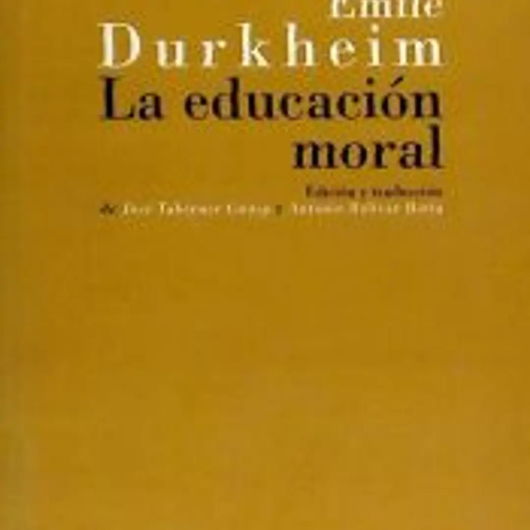 La educación moral 1