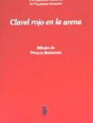Clavel rojo en la arena