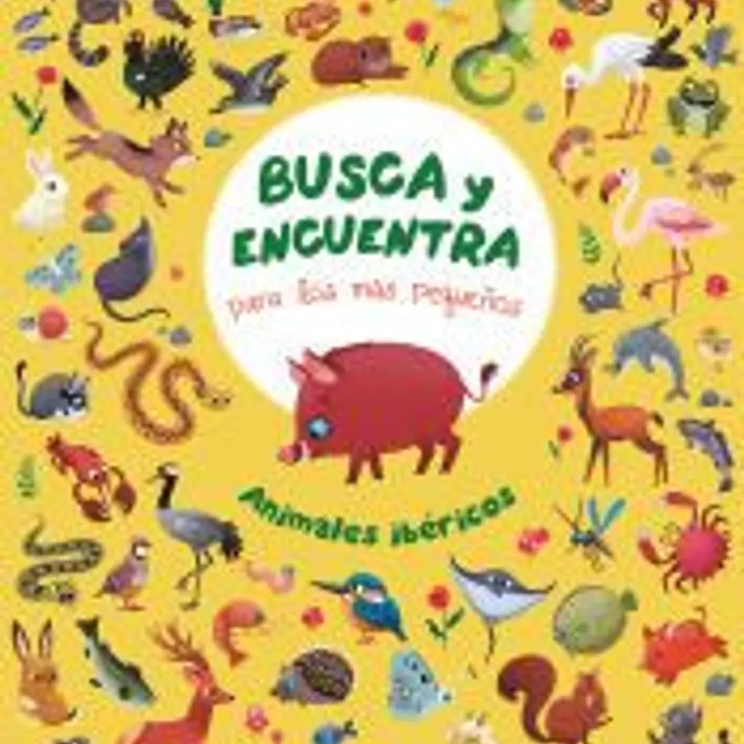 Busca y encuentra para los más pequeños. Animales ibéricos 1