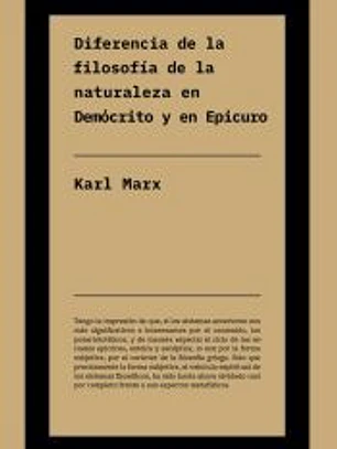 Diferencia entre la filosofía de la naturaleza en Demócrito y en Epicuro