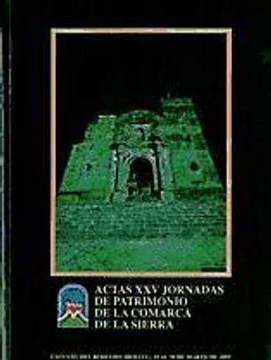 Actas XXV Jornadas de Patrimonio de la Comarca de la Sierra, Castaño del Robledo (Huelva)