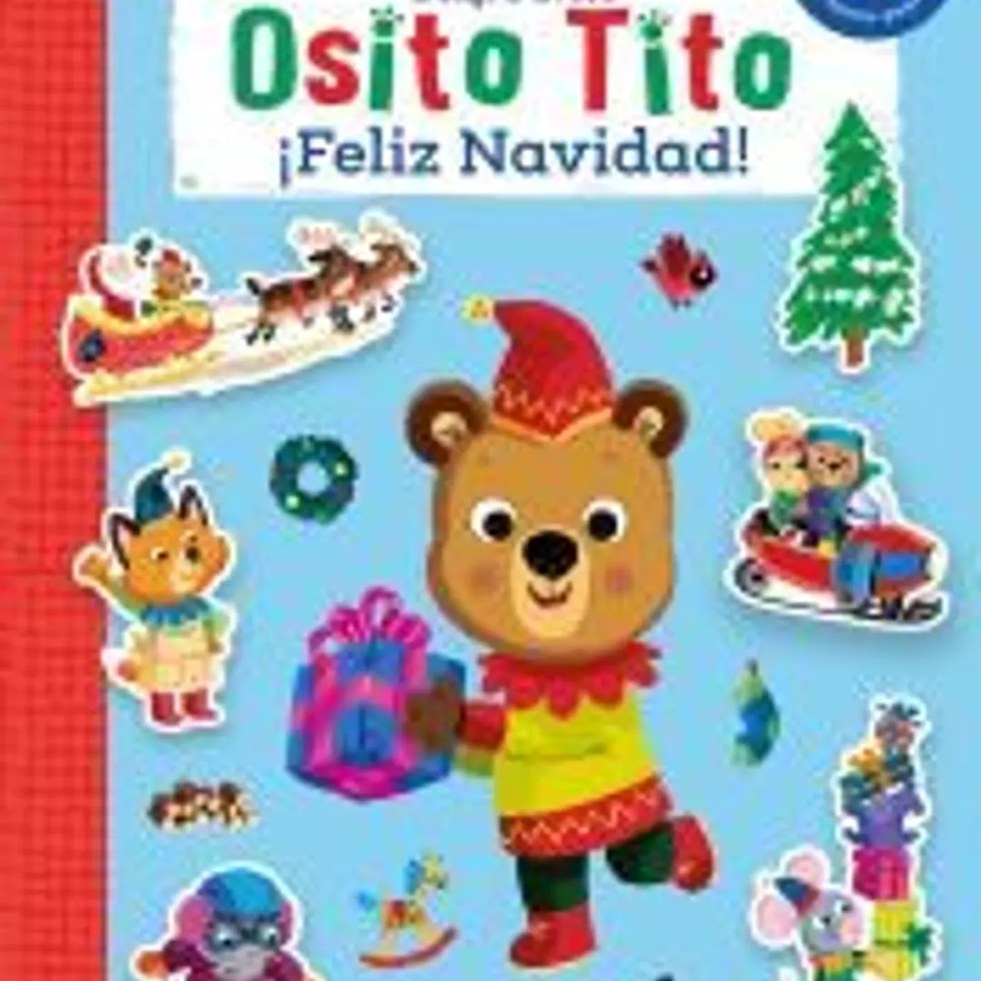 Osito Tito. Mi primer libro de pegatinas. ¡Feliz Navidad! 1