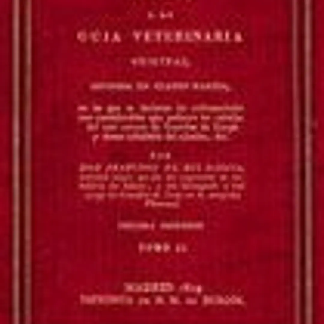 Facsímil: Guia veterinaria original. Tomo II. Adicion 1