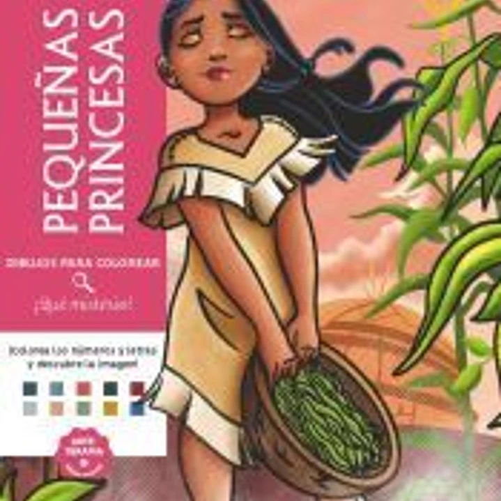 Dibujos para colorear, ¡qué misterio! Pequeñas princesas 1
