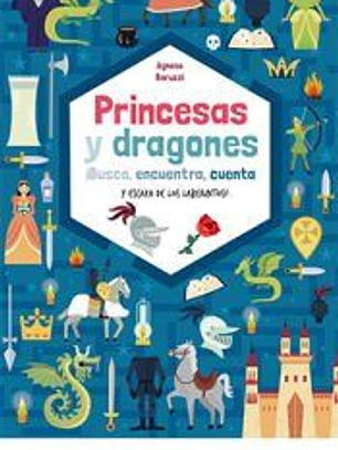Princesas y dragones: ¡Busca, encuentra, cuenta y escapa de los laberintos!