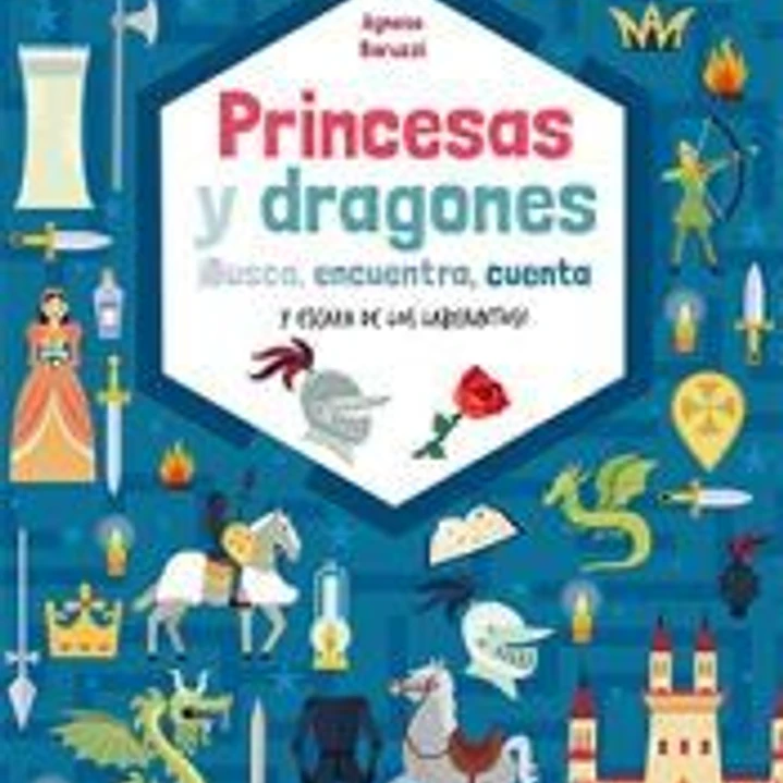 Princesas y dragones: ¡Busca, encuentra, cuenta y escapa de los laberintos! 1