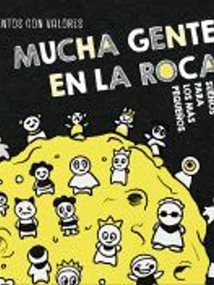 Mucha gente en la roca