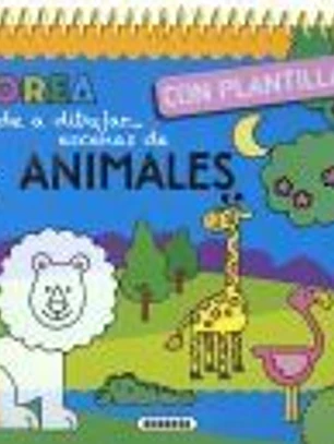 Colorea y aprende a dibujar con plantillas. Animales