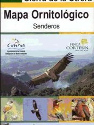 Mapa ornitológico del paraje natural de Sierra Crestellina y de Sierra de la Utrera, Casares