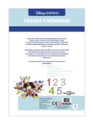DISNEY - TRAZOS Y NUMEROS - MICKEY - 3-5 AÑOS