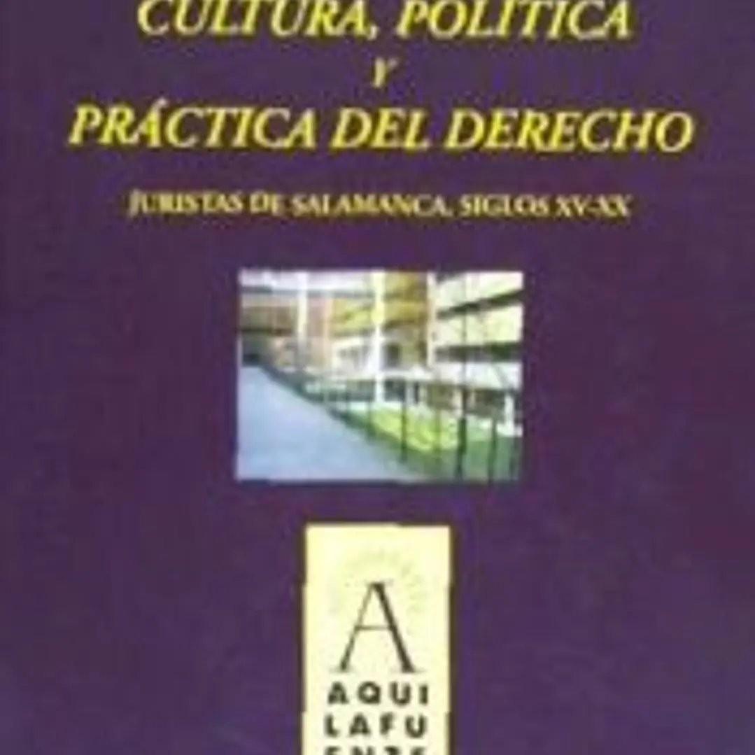 Cultura, política y práctica del Derecho 1