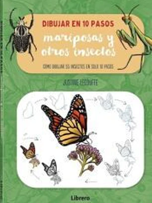Dibujar en 10 pasos mariposas y otros insectos