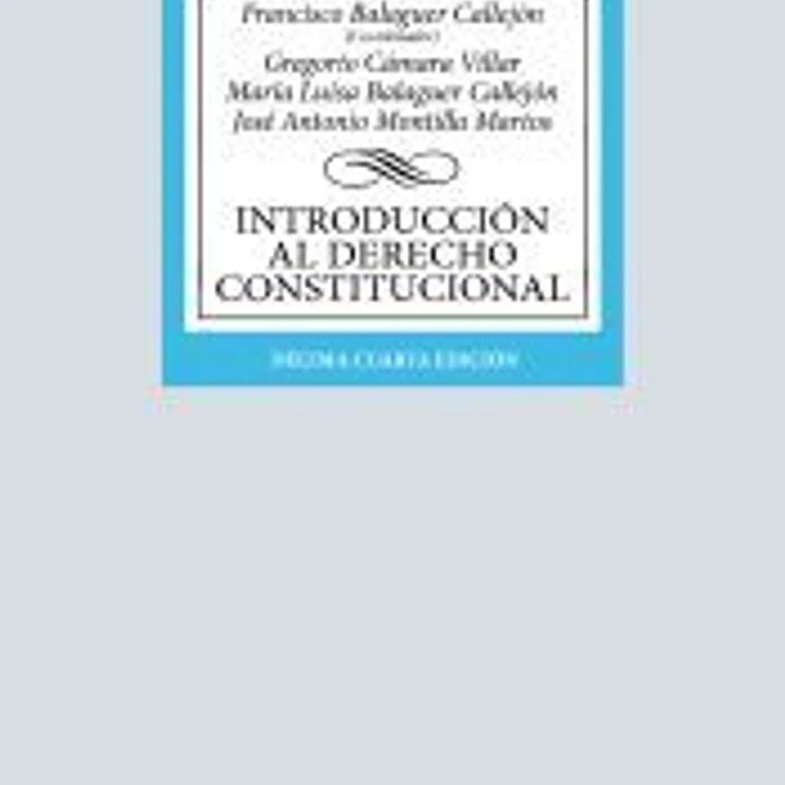 Introducción al Derecho Constitucional 1
