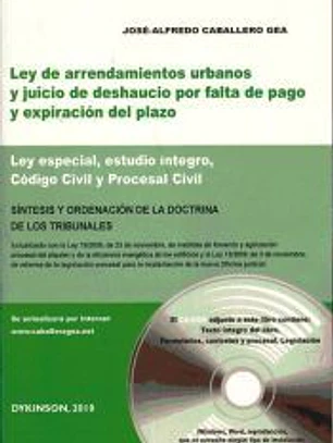 LEY DE ARRENDAMIENTOS URBANOS Y JUICIO (CD-ROM) DE DESAHUCIO POR FALTA DE PAGO