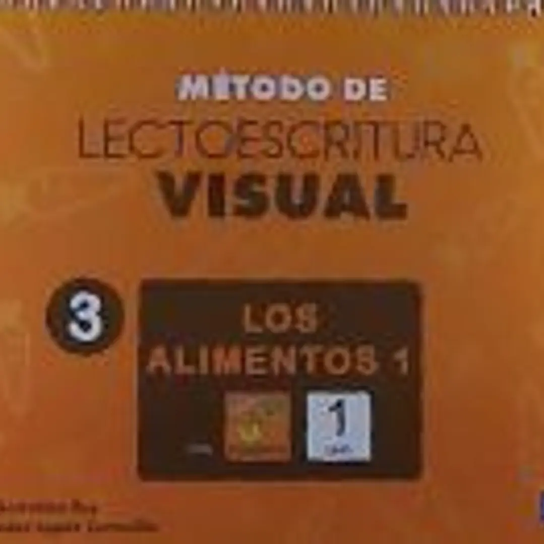 Método de Lectoescritura visual 3. Los alimentos 1 1