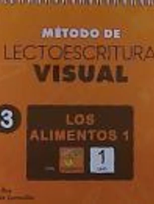 Método de Lectoescritura visual 3. Los alimentos 1
