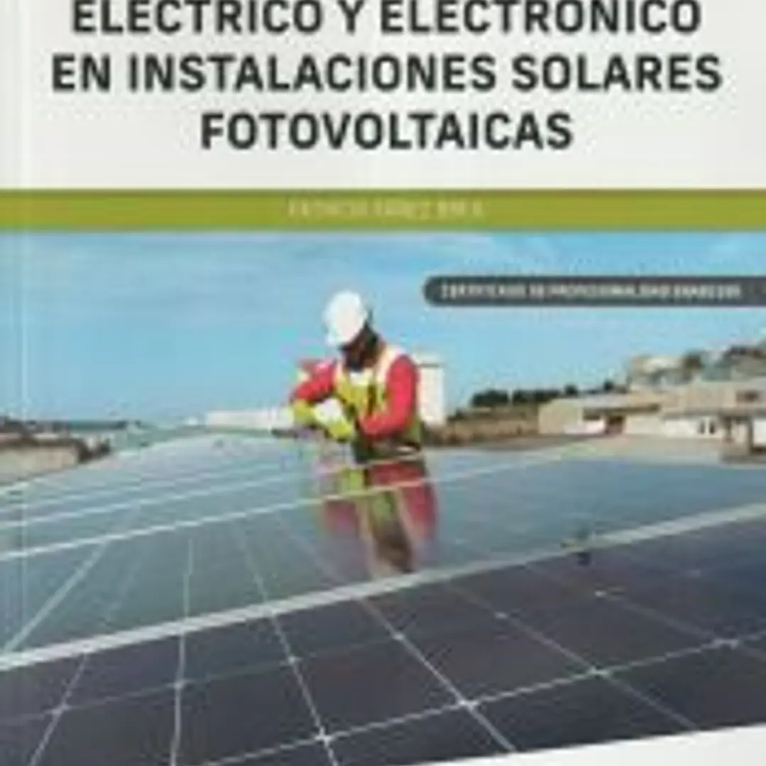 *UF 0153 Montaje eléctrico y electrónico en instalaciones solares fotovoltaicas 1