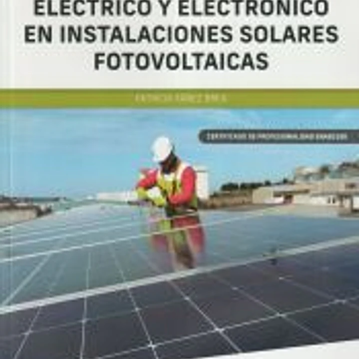 *UF 0153 Montaje eléctrico y electrónico en instalaciones solares fotovoltaicas 1