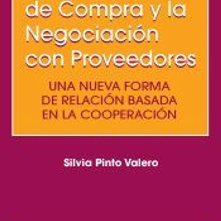 Los Procesos de Compra y la Negociación con Proveedores 1