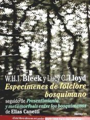 Especímenes del folclore bosquimano