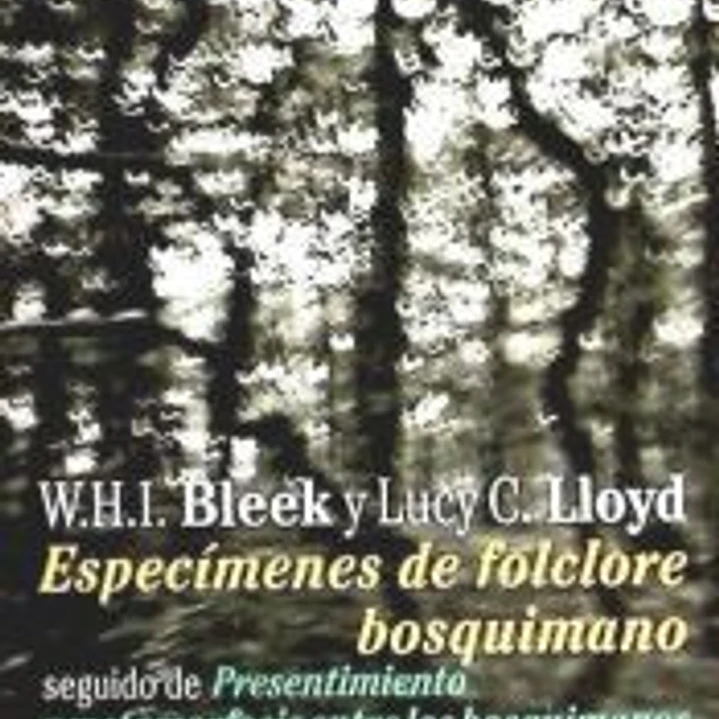 Especímenes del folclore bosquimano 1
