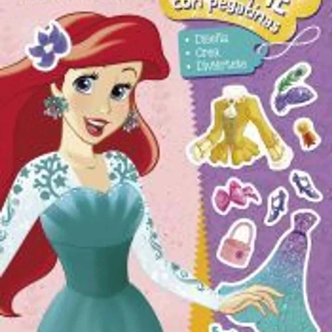 Princesas. Vísteme con pegatinas 4 1