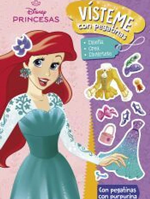 Princesas. Vísteme con pegatinas 4