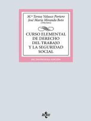 Curso elemental de Derecho del Trabajo y la Seguridad Social