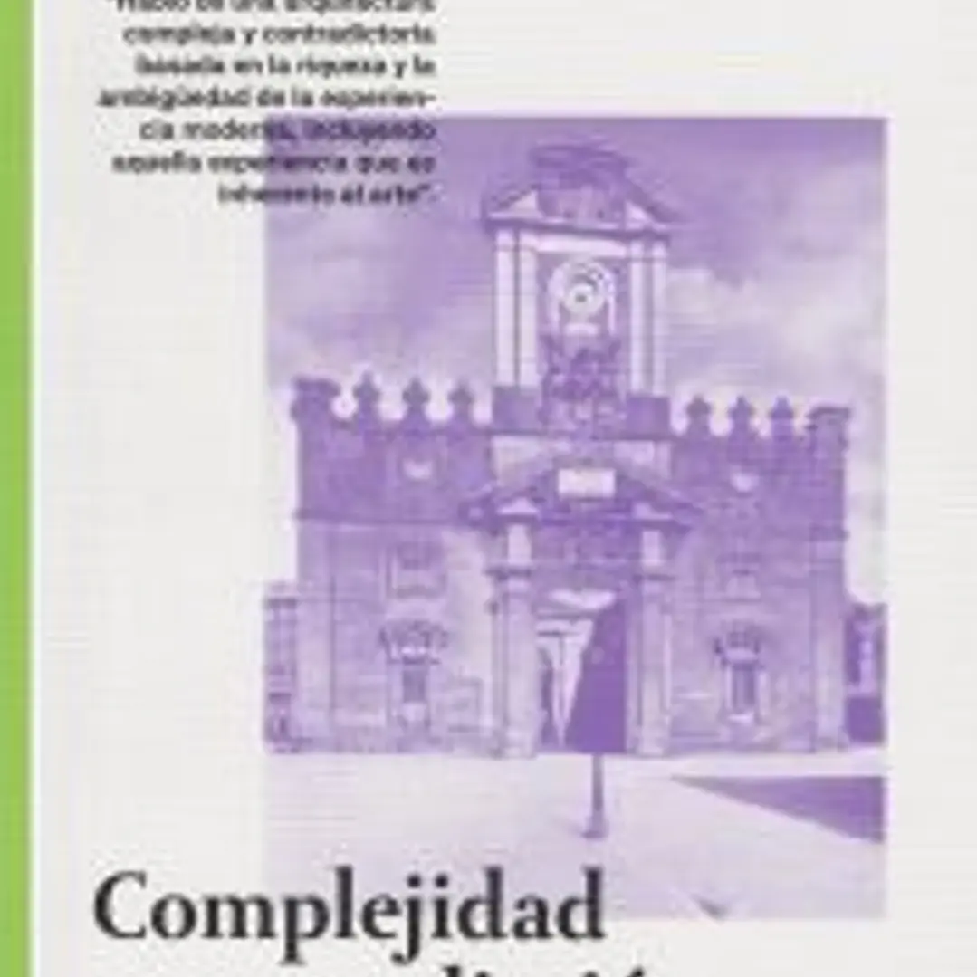 Complejidad y contradicción en arquitectura 1