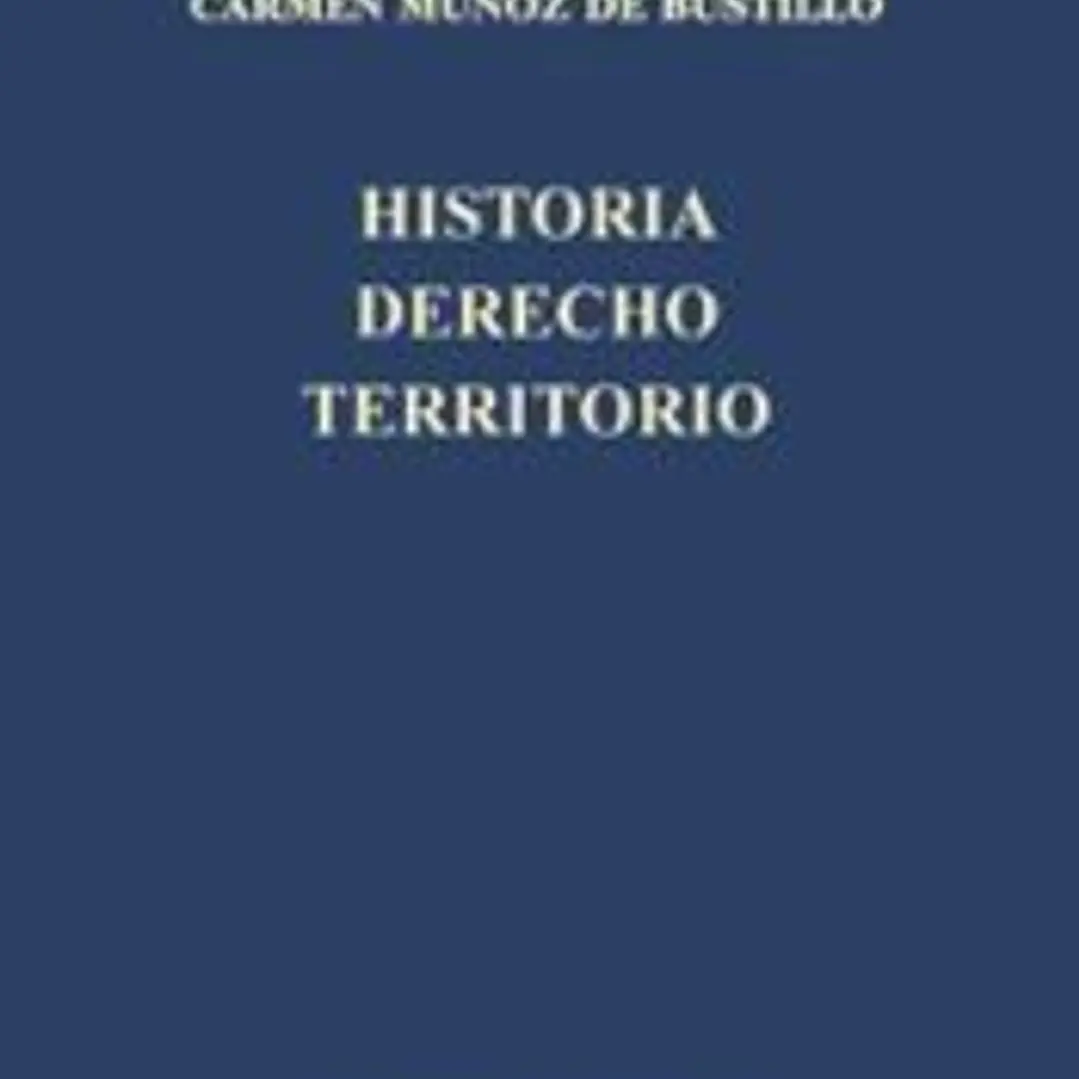 Historia. Derecho. Territorio 1