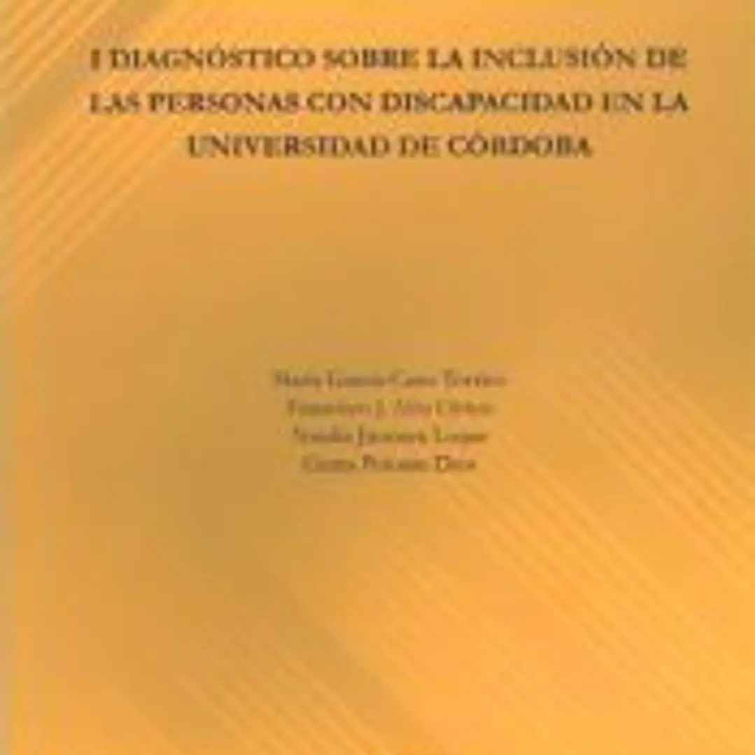 I Diagnóstico sobre la inclusión de las personas con discapacidad en la UCO 1