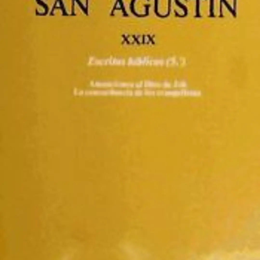 Obras completas de San Agustín. XXIX: Escritos bíblicos (5.º): Anotaciones al libro de Job. Concordancia de los evangelistas 1