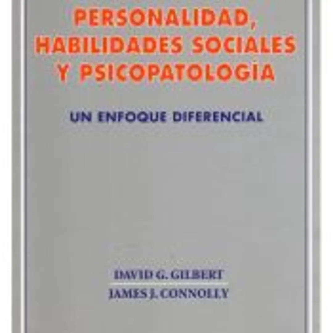 Personalidad, habilidades sociales y psicopatología 1