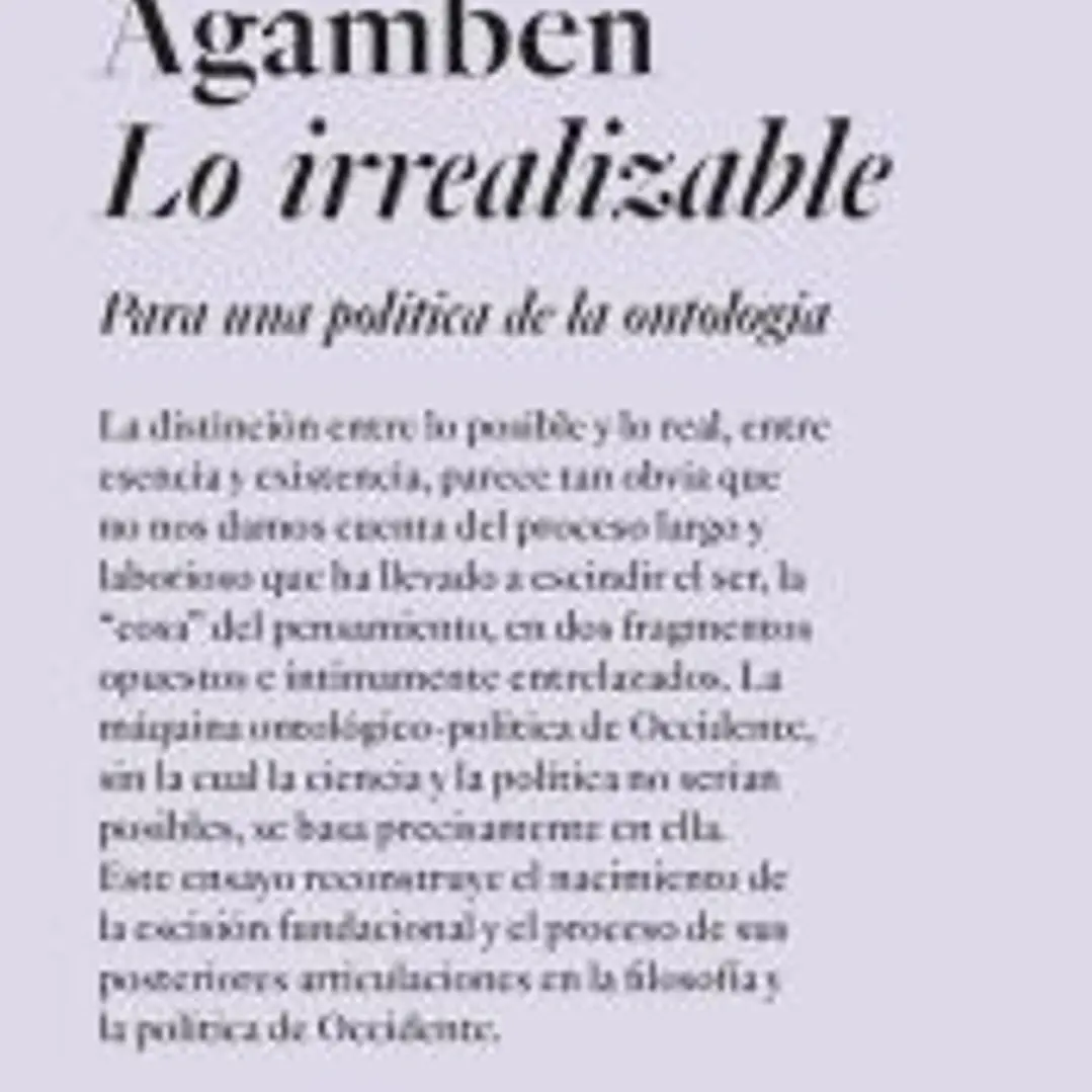 LO IRREALIZABLE 1