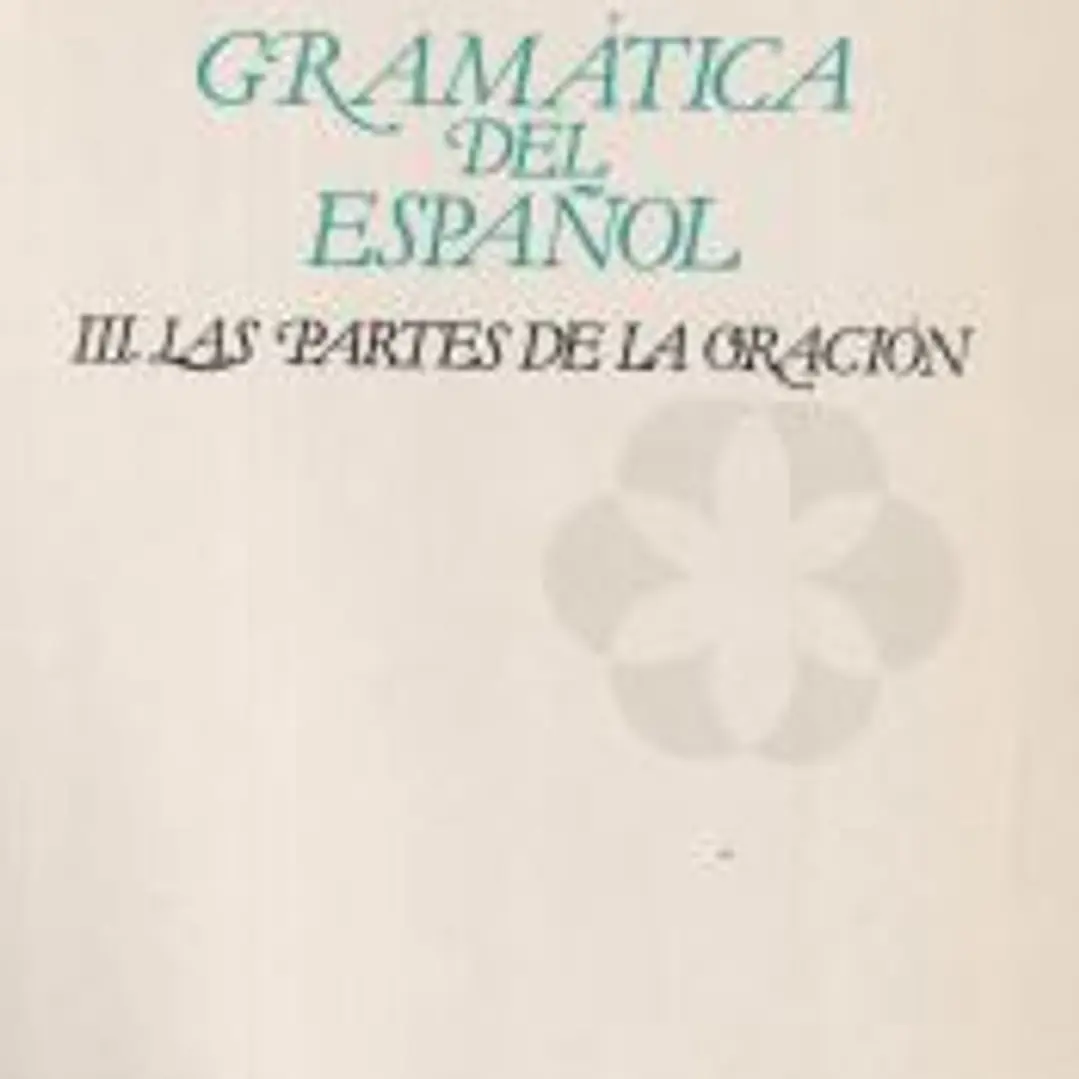 Las partes de la oración 1