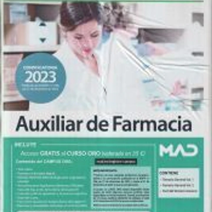 Paquete Ahorro Auxiliar de Farmacia. Servicio Vasco de Salud (Osakidetza) 1