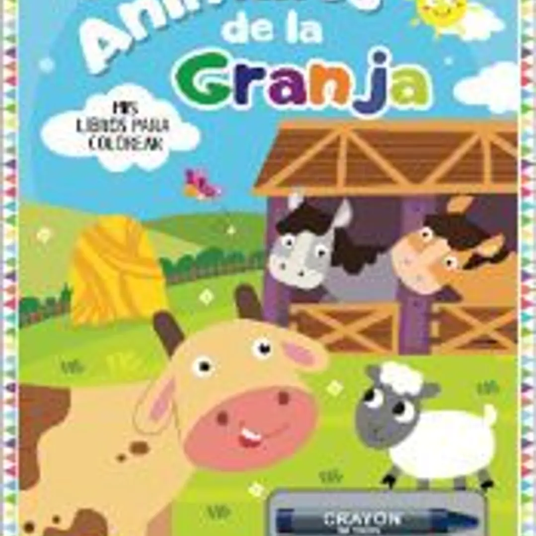 ANIMALES DE LA GRANJA - MIS LIBROS PARA COLOREAR 1