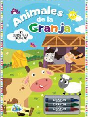 ANIMALES DE LA GRANJA - MIS LIBROS PARA COLOREAR