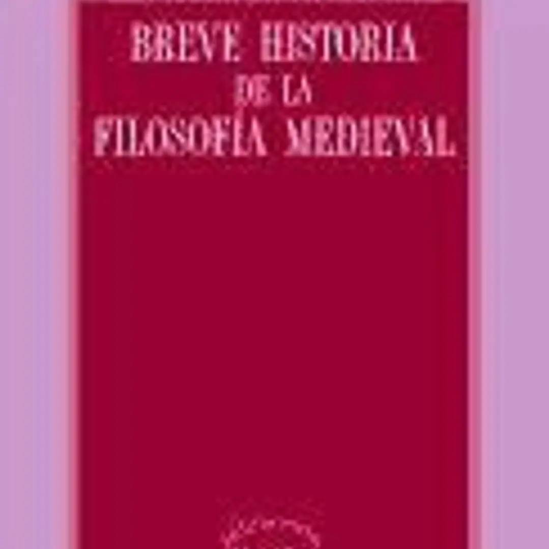 Breve historia de la filosofía medieval 1