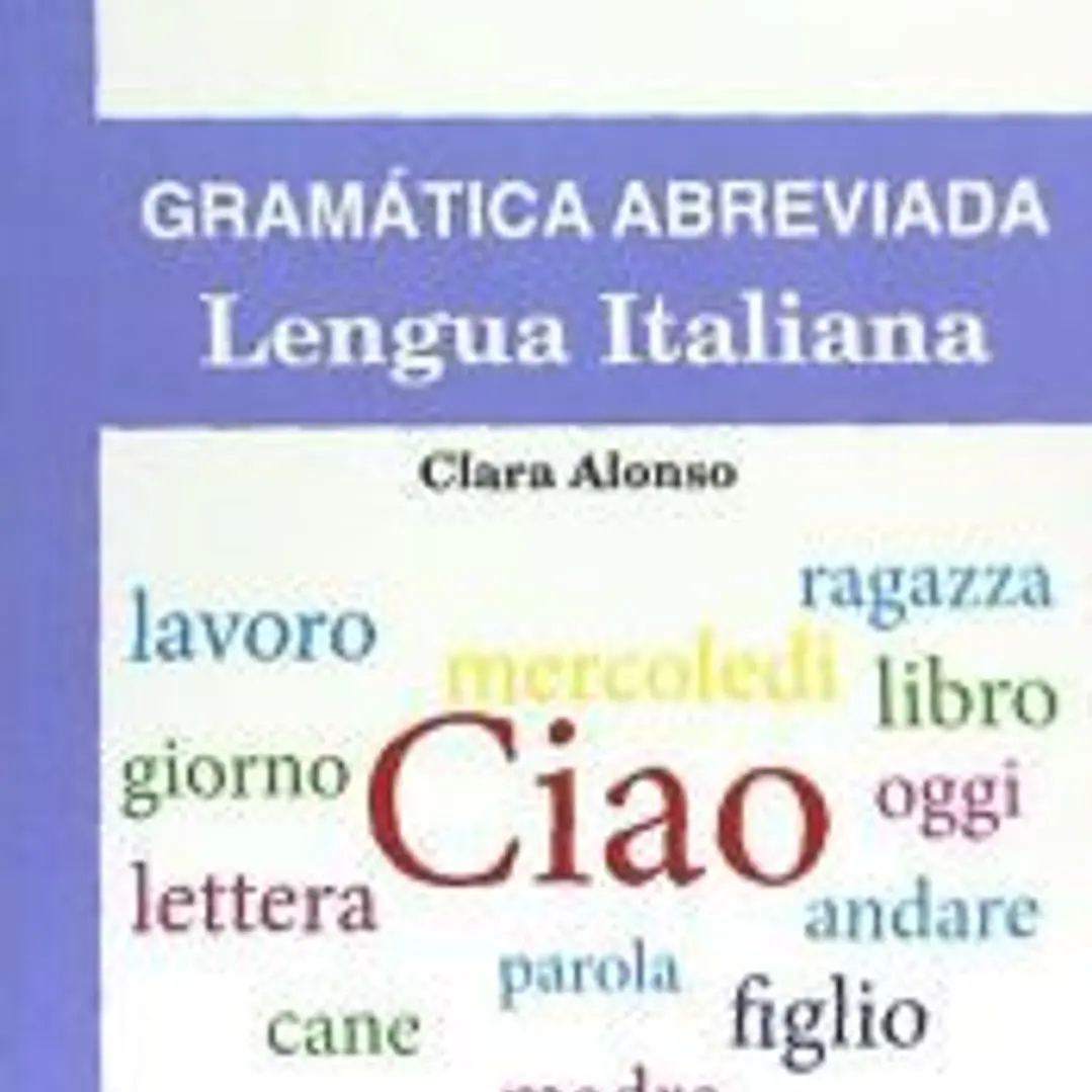 Gramática Abreviada Lengua Italiana 1
