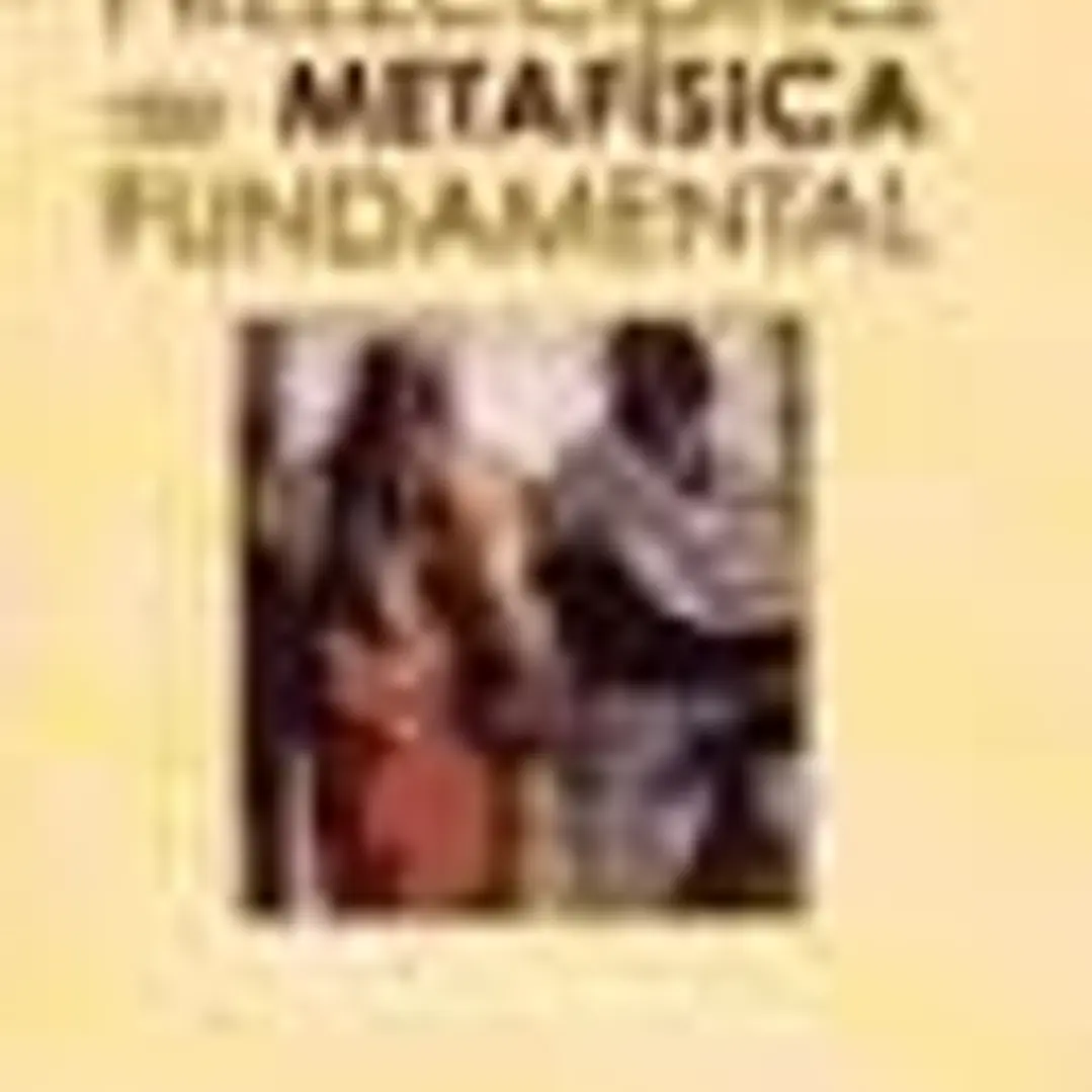 Prelecciones de metafísica fundamental 1