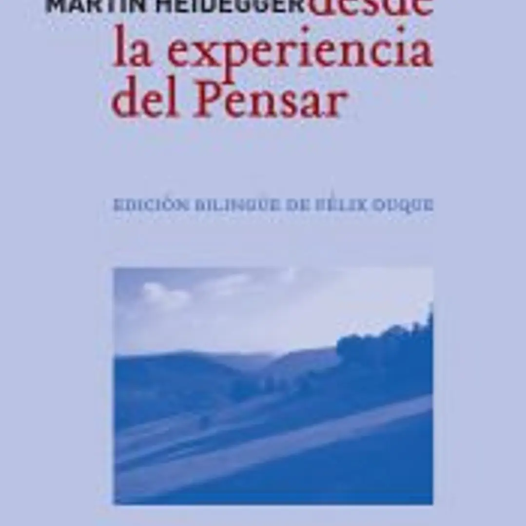 DESDE LA EXPERIENCIA DEL PENSAR 1